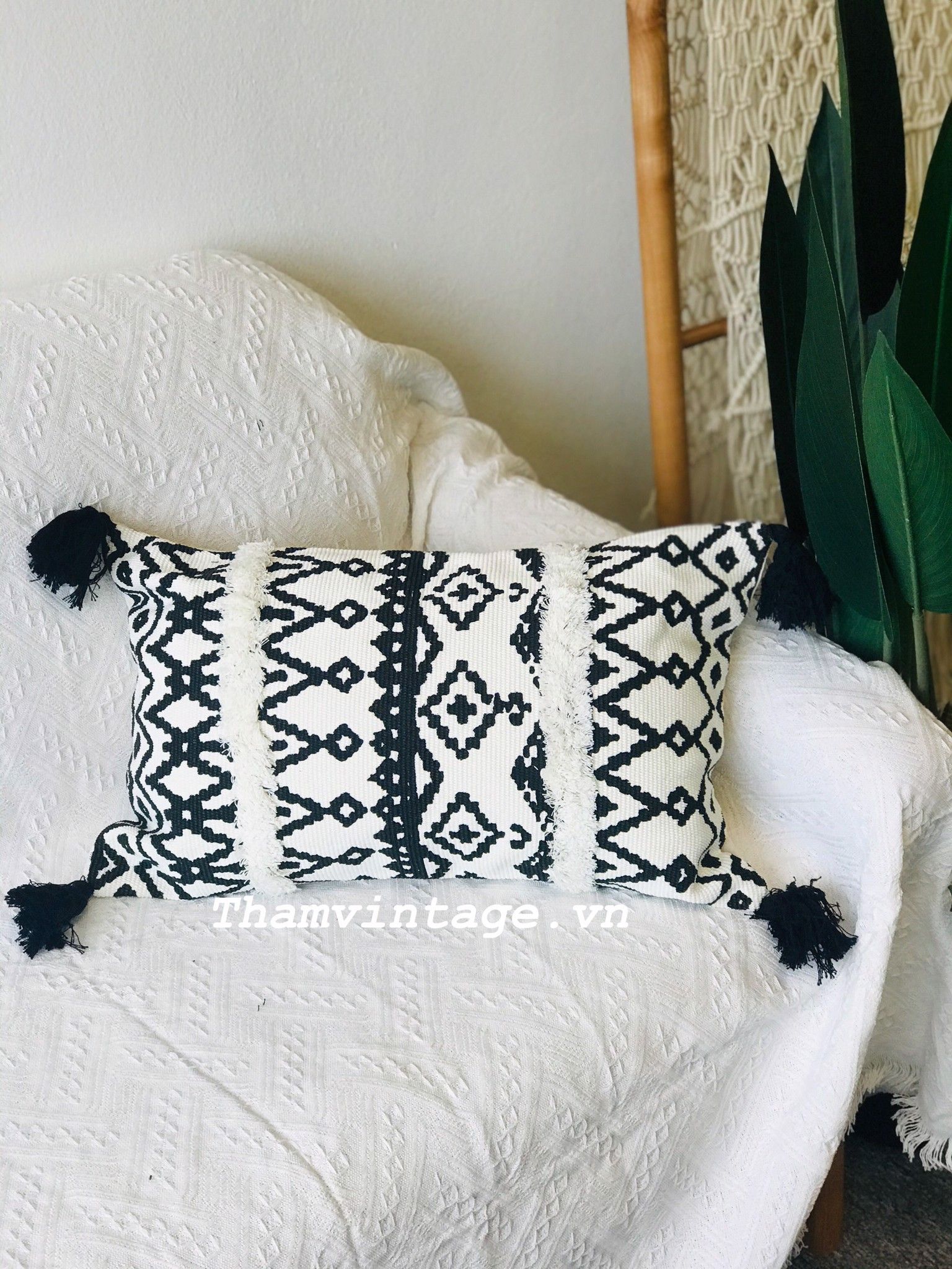 Vỏ gối Boho Vintage
