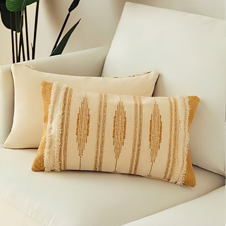 Vỏ gối họa tiết xương cá 2