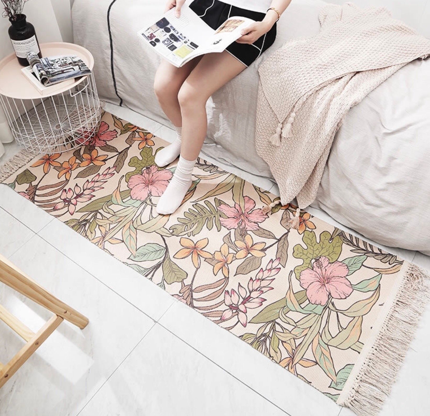 Thảm chân dệt thô YOUNGSTYLE