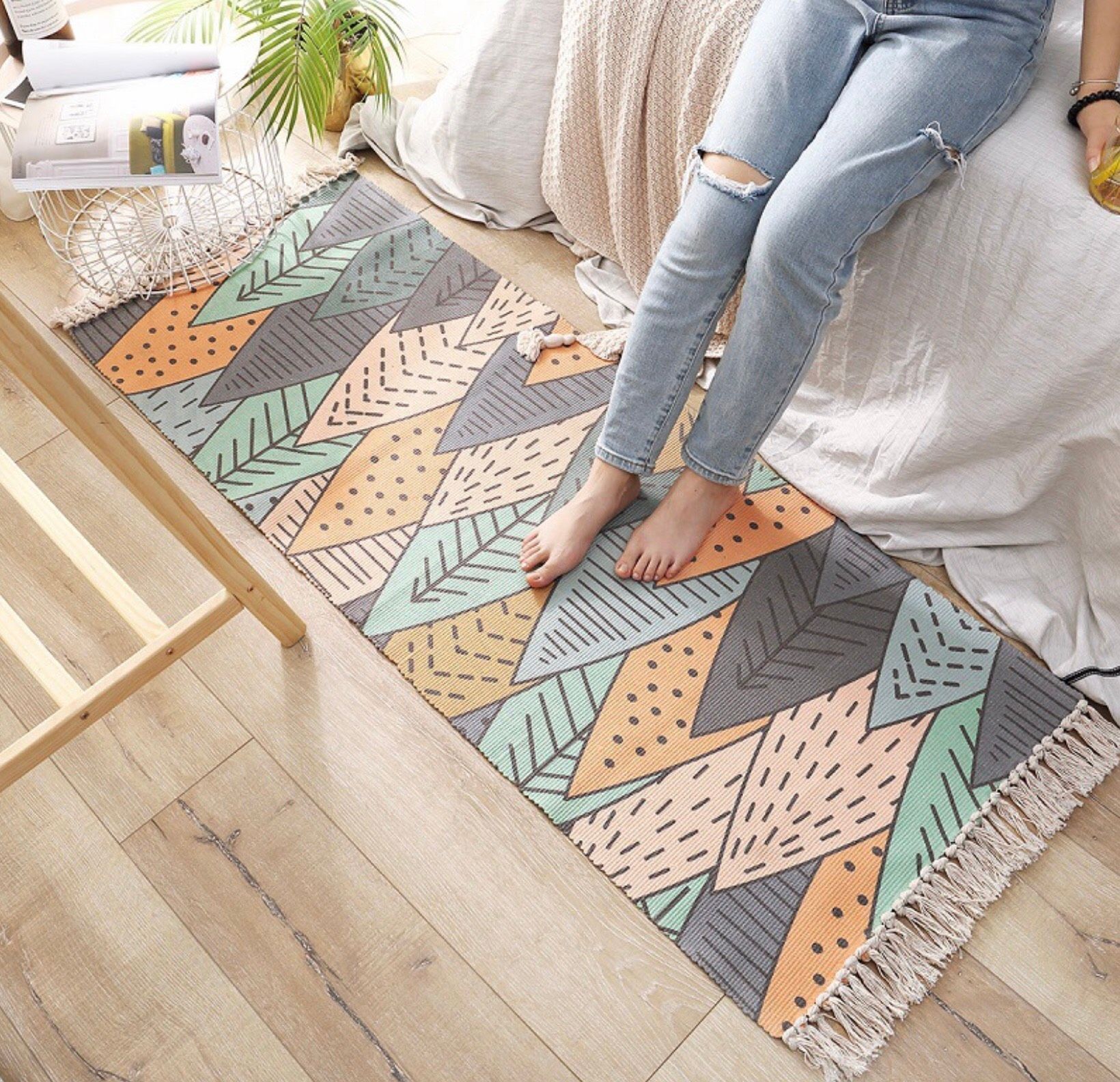 Thảm chân dệt thô YOUNGSTYLE