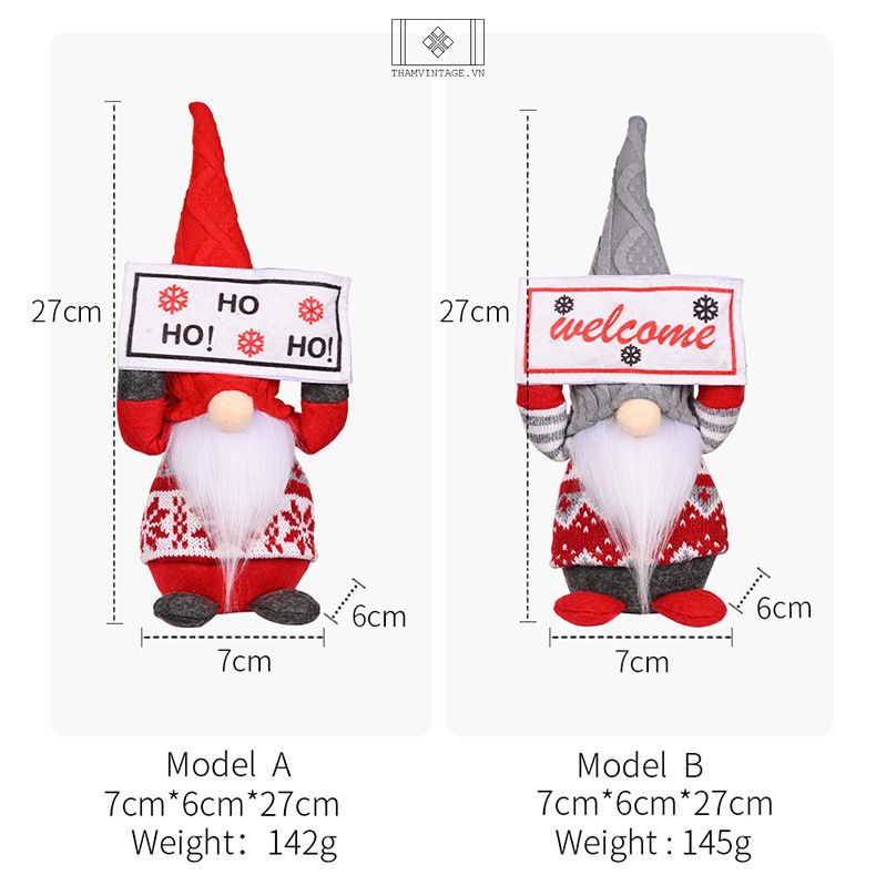 ÔNG GIÀ NOEL BẰNG LEN CẦM BIỂN