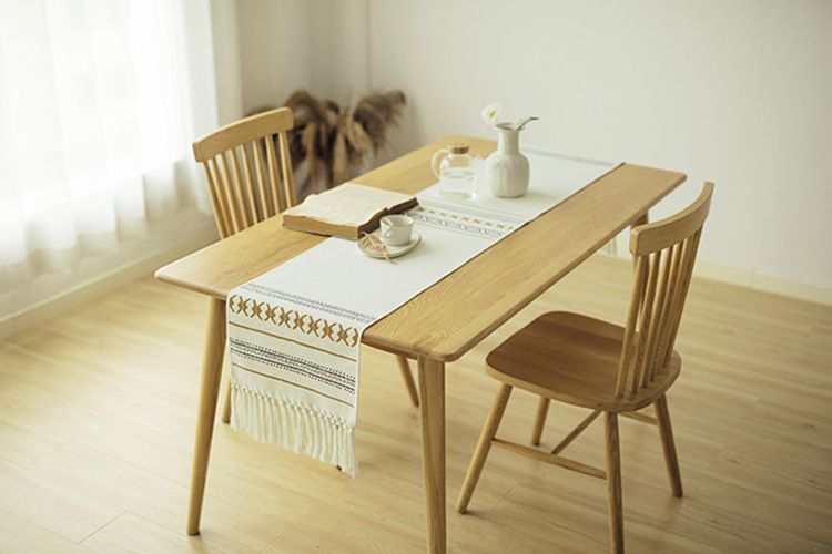 Table Runner nâu nhũ vàng