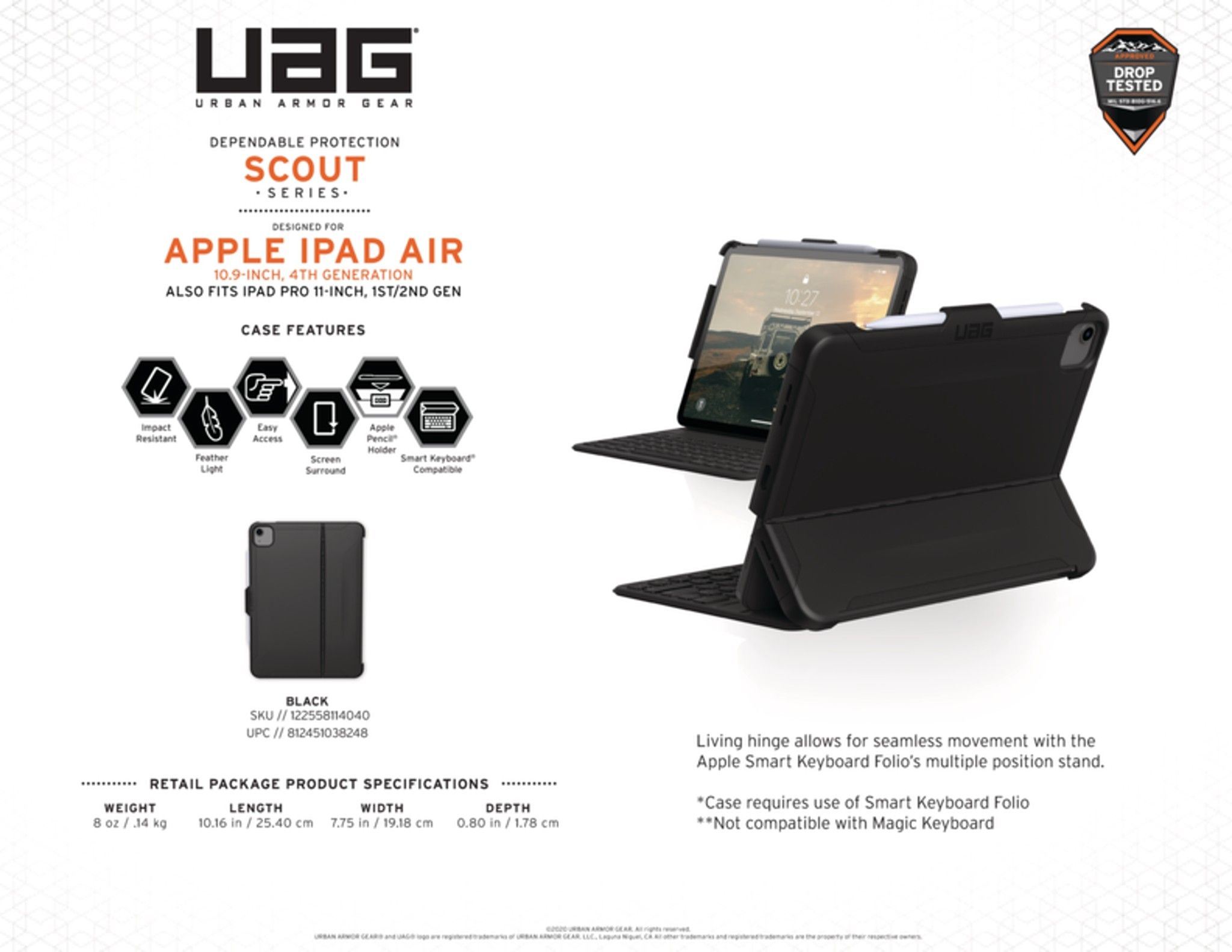 Ốp lưng Scout cho iPad Air 10.9