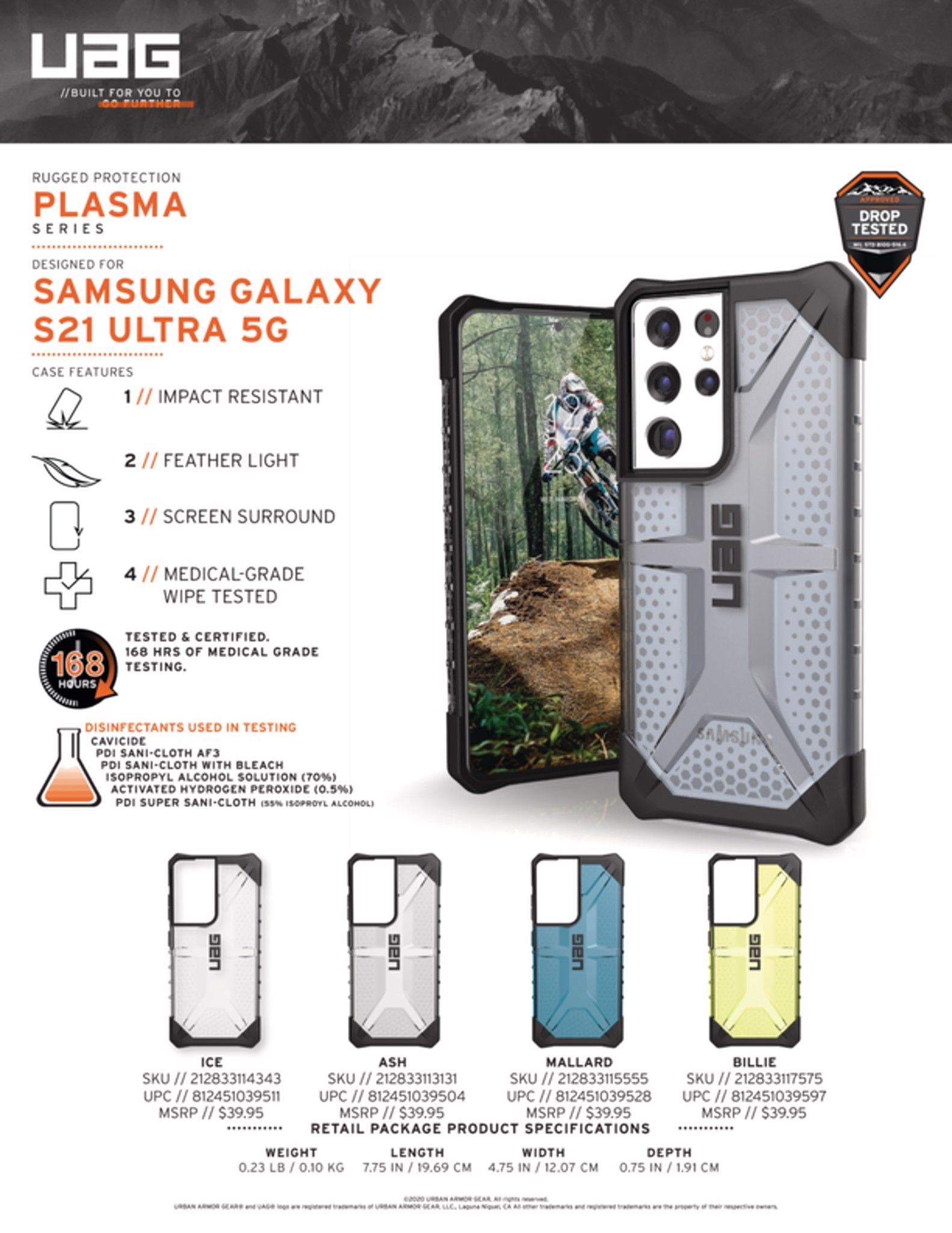  Ốp lưng Plasma cho Samsung Galaxy S21 Ultra/S21 Ultra 5G [6.8-inch] 