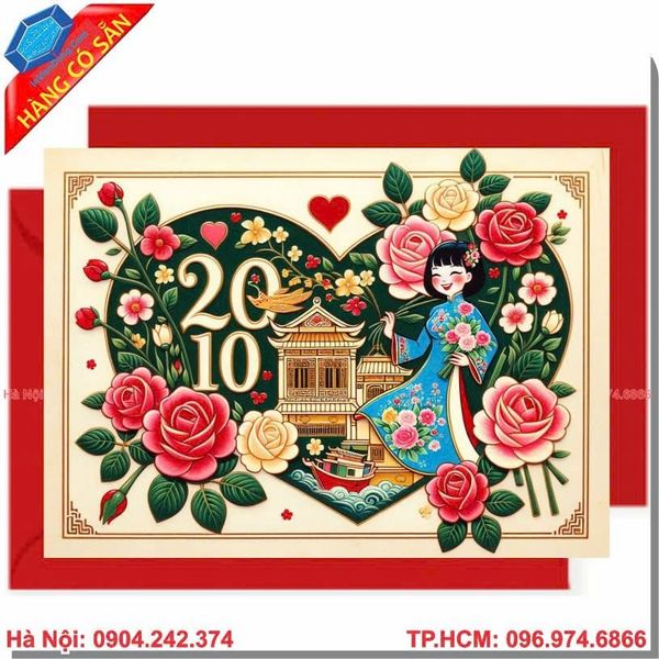 In thiệp 20/10 giá rẻ cao cấp chất lượng Túi & Hộp Qùa Tặng + In