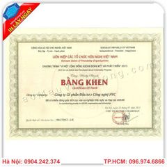 Địa chỉ in chứng chỉ tại  Hai Bà Trưng