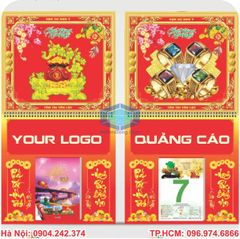 In lịch lò xo treo tường mới nhất 2023