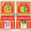 In lịch lò xo treo tường mới nhất 2023