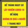 In Decal Dán Cảnh Báo Phòng Chống Covid-19 tại Hà Nội