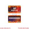 In thẻ vip membership card bằng nhựa giá rẻ lấy ngay tại Hà Nội