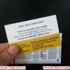 Bảng báo giá in card visit rẻ nhất tại Hoàng Mai