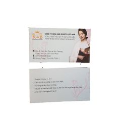 Bảng báo giá in card visit rẻ nhất tại Từ Liêm