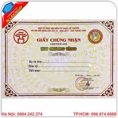 In chứng chỉ lấy ngay tại Thanh Xuân