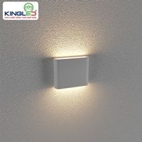 Kingled đèn led gắn tường ngoài trời 2 đầu màu trắng, 8W, KT: 11*2,8*9, 3000K LWA8011-S-WH