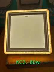 Đèn ốp trần trang trí kim cương GMKC03 80W 500*500 đỏi màu VLOPTR-008