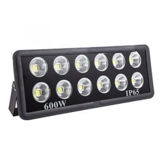 GS Đèn pha led công suất cao 600w điện áp 220v AC, ánh sáng 6000k, 130Lm/W, IP65, CRI >80ra, kích thước D970*360*100, GSCSC600-6K