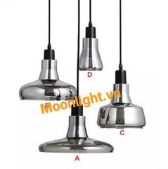 Đèn thả thủy tinh khói size C DTHC VLTHTI-002-C