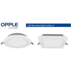 Opple đèn led downlight vuông HPF ESII Slim 6W, 6500K, KT mặt 113*113, lỗ khoét D100*100 OPDDDL-004-S100-6K