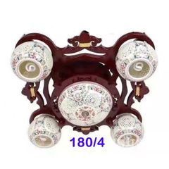 Đèn ốp trần gỗ vuông 0126/D550 VLOPGO-009