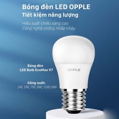 Opple bóng búp V7 A55 7W, 4000K OPDDBB-001-7W-4K