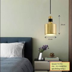 HT Đèn thả hợp kim D13, H20cm TH765 HTTHHK-029