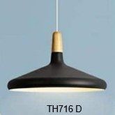 Đèn thả hợp kim màu đen TH716 D350 VLTHHK-078