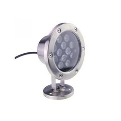 GS Đèn âm nước có đế GSN - AQUA 12w điện áp 24v AC, ánh sáng RGB, IP68, kích thước D145, góc chiếu 24 độ GSN12-RGB