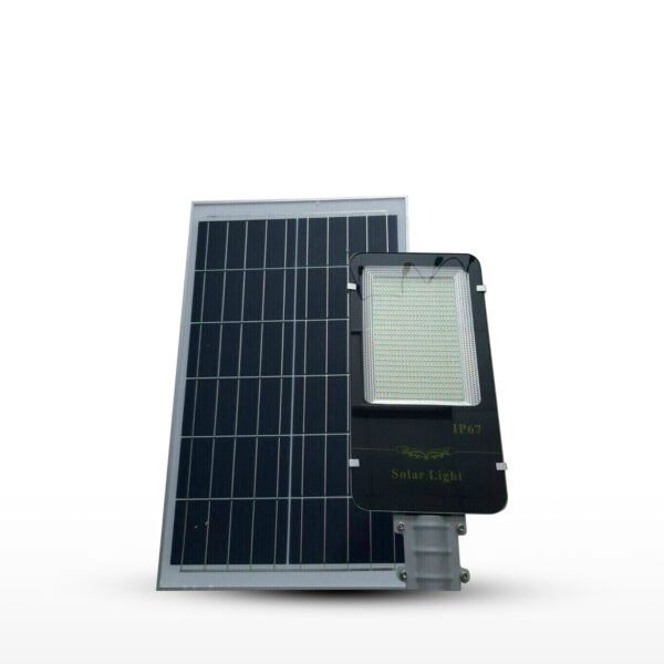 GS Đèn đường năng lượng pin rời - GSDDNLR 300w điện áp 220v AC, pin 20Ah, ánh sáng 6000k, 110Lm/W, IP67, CRI >80, GSĐNLR300