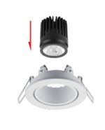 Đèn âm trần Spotlight chỉnh hướng 220V/10W, ánh sáng vàng, TRIAC DIM