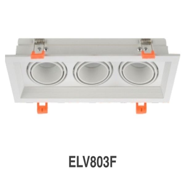 ELV Chóa đèn led âm trần spotlight KT: 112*280*H42, lỗ khoét 95*270, màu trắng, IP20 ELV803F