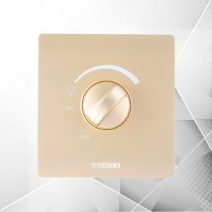 EDK Bộ công tắc dimmer 630W, màu vàng EE-D630-G