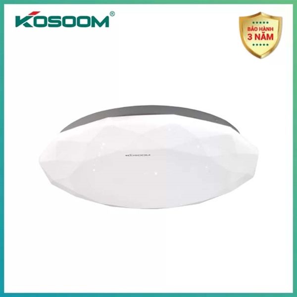 Kosoom đèn ốp trần LED kim cương 24W D380*H63 6500K OP-KS-KC-24-6K