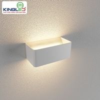 Kingled đèn led gắn tường trong nhà 2 đầu màu trắng, 5W, KT: 20*10*8, 3000K LWA9011-2-WH