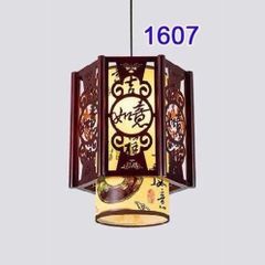 Đèn thả gỗ trụ lục giác 1607 VLTHGO-081
