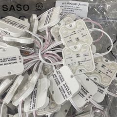 Đèn led dây bóng 4 mắt ngoài trời, chip led Samsung Hàn Quốc, đế sắt, ánh sáng trung tính 4000k, điện áp 12V, dây 50 bóng, IP68, 1.44W/bóng D43*43*6.9 VLNTTR-012-AB