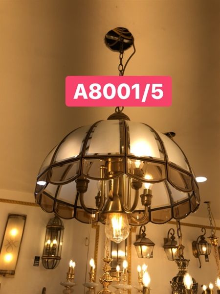 Đèn thả đồng A8001/5 DCDONG8001 VLTHDO-003