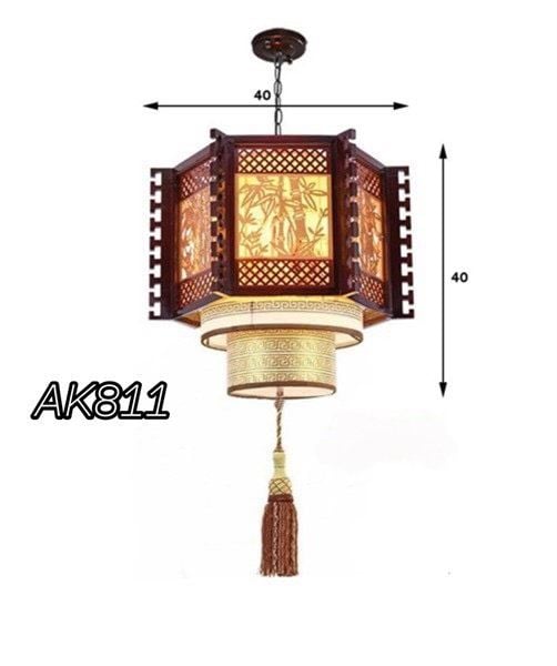 Đèn thả gỗ AK811 VLTHGO-073