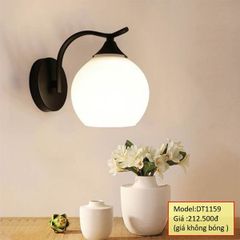 HT Đèn tường chao thủy tinh (giá không bóng) DT1159 HTDTTI-139