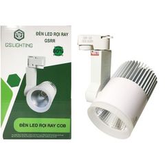 GS Đèn rọi ray GSRR-VENZA 30w điện áp 165-265v, ánh sáng 4000k, CRI >80ra, kích thước D85*135*180, góc chiếu 20 độ GSRR30-4K