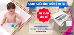 Quạt sưởi thông gió âm trần Hans dùng điều khiển HAR