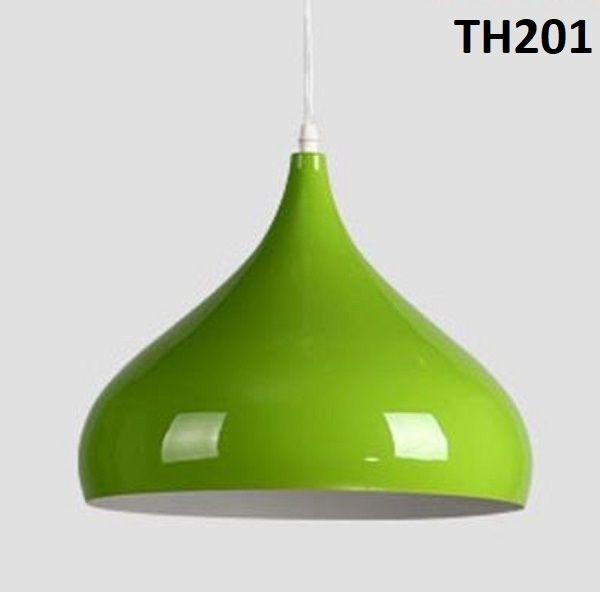 Đèn thả hợp kim giọt nước màu xanh lá lòng trắng VLTHHK-054-GREEN