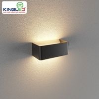 Kingled đèn led gắn tường trong nhà 2 đầu màu đen, 5W, KT: 20*10*8, 3000K LWA9011-2-BK