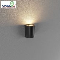 Kingled đèn led gắn tường ngoài trời 1 đầu màu đen, 7W, KT: 10*7,5*14, 3000K LWA0148A-BK