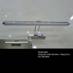 HT Đèn tranh đèn gương inox Dài 58cm, rộng 18cm 10W L068 HTDETG-018