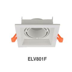 ELV Chóa đèn led âm trần spotlight KT: 112*112*H42, lỗ khoét 95*95, màu trắng, IP20 ELV801-WH