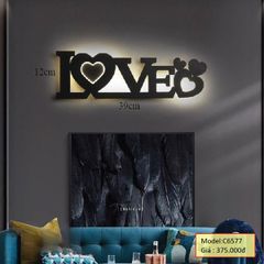 HT Đèn tường trang trí hình chữ Love D39*12cm C6577 HTDTTR-069