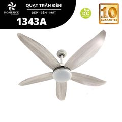 Quạt trần đèn Homesick 5 cánh 117cm 35w DC 1343A VLQTHO-024