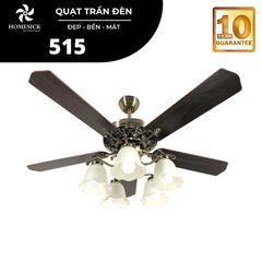 Quạt trần đèn Homesick 5 cánh 135cm 80w AC 515 VLQTHO-017