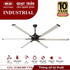 Quạt trần Mr.Vu INDUSTRIAL 6 cánh 2m54 65W DC