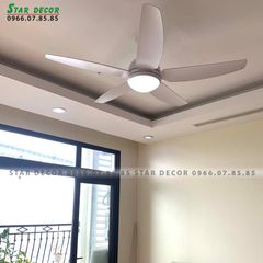 Quạt trần đèn Đài Loan Luxaire Strong 5 cánh 142cm 90w AC